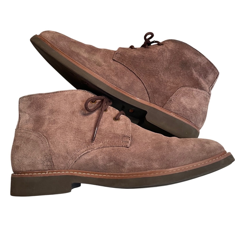 Hush Puppies Brown Suede Detroit Chukka Boots Men's 12